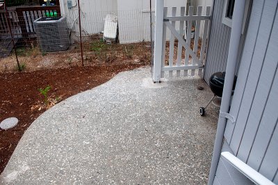 Patio in front of Studio