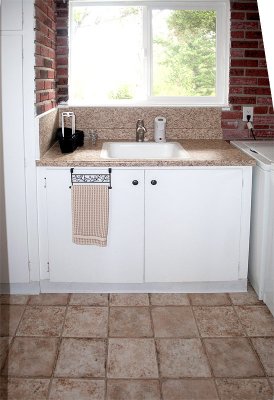 Laundry Room - New Counter Top and Floor