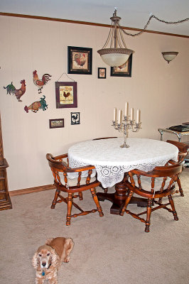 Dining Room - Not Finished Hanging Pictures