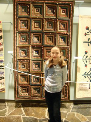 quilting section with Tori