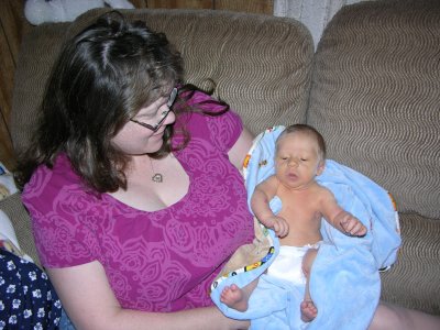 Mom and John