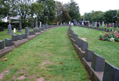 Graves Arranged as the Keel of  the Titantic