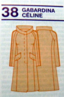 Patrones Celine Coat Line-drawing