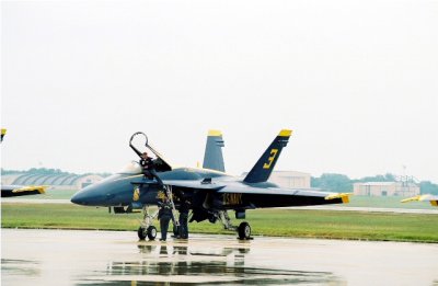 The Blue Angels support team