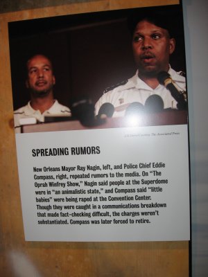 Newseum's Katrina Exhibit