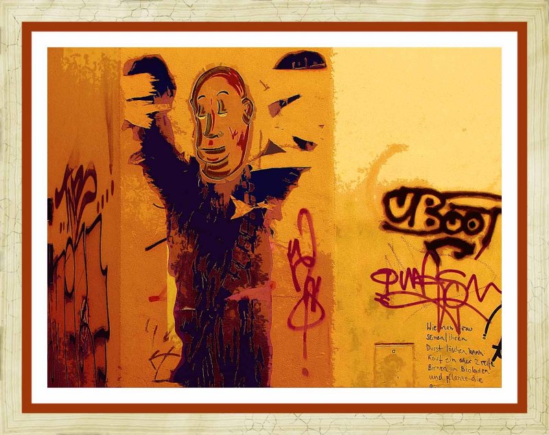 Graffitied