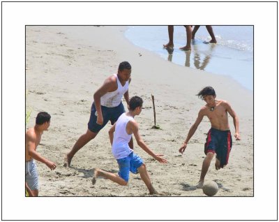 Beach Football Action