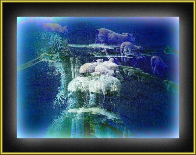 Dreamscape with Sheep