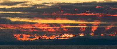 Firestorm Sunset Over Catalina Island