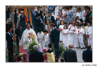 Rossell. Processó del Corpus. 1985