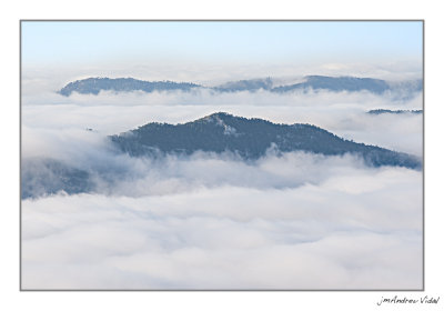 Mar de nvols a la vall de la Pobla de Bemifass.(Baix Maestrat - Castell)
