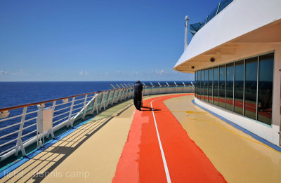 Lonely Worker Caribbean Sea Adventure