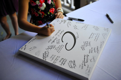 Wedding Greeting Book and Sign