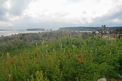 The view out to sea from the fortress at Pylos