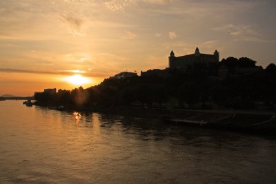 Bratislava Castle and the Danube River