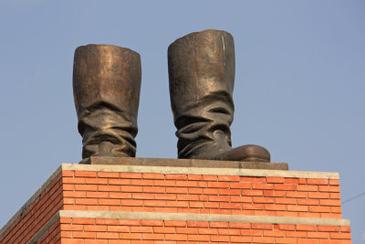 Stalin's boots at Statue Park