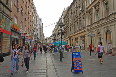Knez Milailova, Belgrade's main pedestrian zone