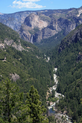 Bridalveil Falls from Big Oak Flat Road