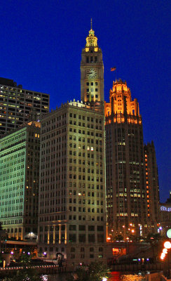 The Wrigley and Chicago Tribune Buildings