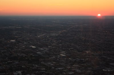 Sunset from the Sears Tower