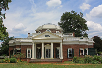 Monticello, the estate of Thomas Jefferson