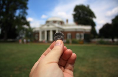Monticello on the nickel