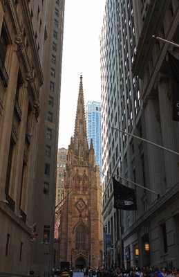 Trinity Church and Wall Street