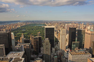 The view from the Top of the Rock