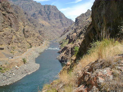 Snake River between Oregon and Idaho,  Hells Canyon