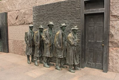 The Bread Line at the FDR Memorial