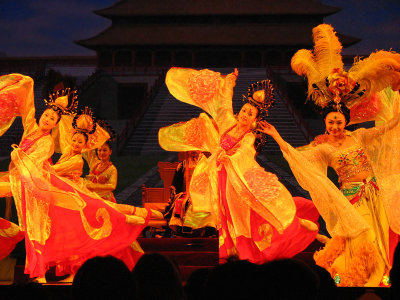 At the Tang Dynasty Show