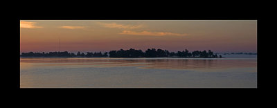 Sunrise over Wolfe Island