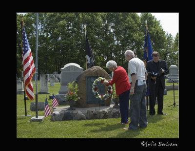 Placing of the Wreath at the Memorial