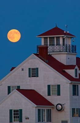 Full Moon over Summerville Lighthouse