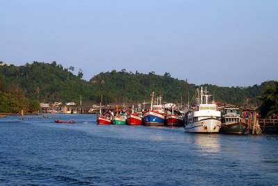 Chumphon fishing port