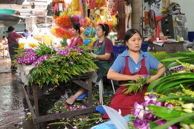 At the market