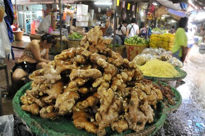 At the market