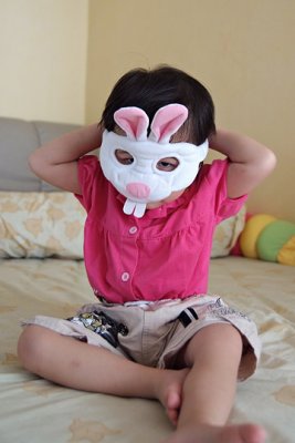 A bunny lady in the making