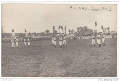  Amis Gymnastes dAulnay le 10 Juillet 1910