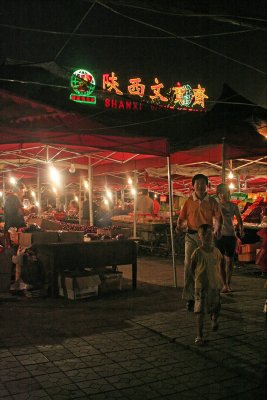 Market at night