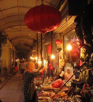 Market at night