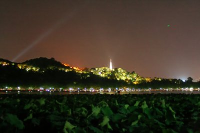 West Lake at night