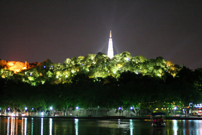 West Lake at night