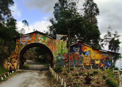 Gate to Podocarpus National Park