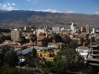 Cochabamba from Hotel Diplomat