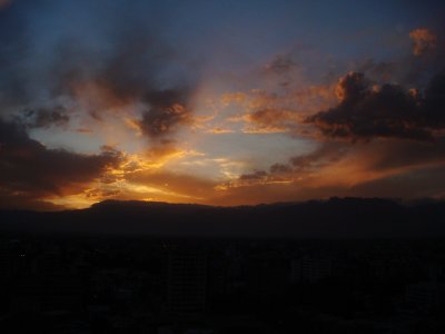 Sunset from Hotel Diplomat