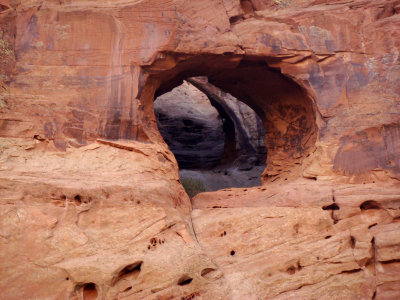 Double Arch in Wingate Sandstone