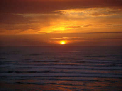 Sunset from Newport Waves