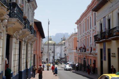 Quito Historic Center Street