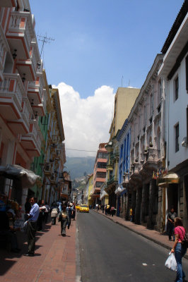 Quito Historic Center Street